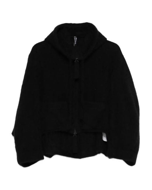 Rundholz ジップアップ パーカー Black