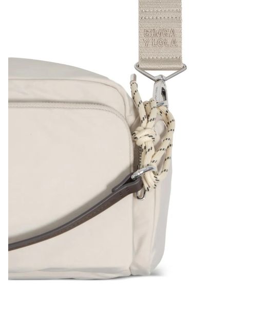 Bimba Y Lola Gray Rope Satchel Cross Body Bag