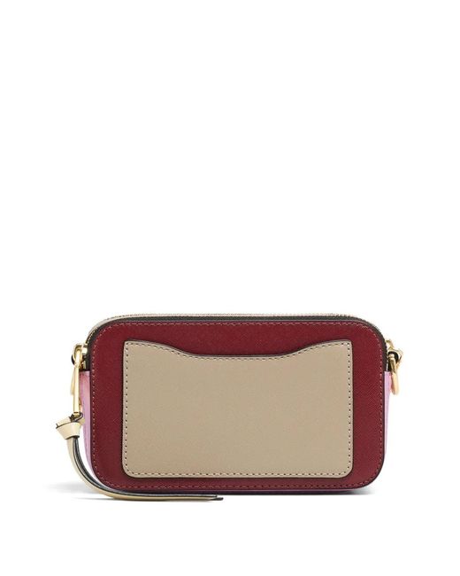 Marc Jacobs Purple Sac À Bandoulière Snapshot Colour Block En Cuir