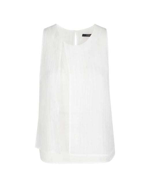 Seventy White Layered Top