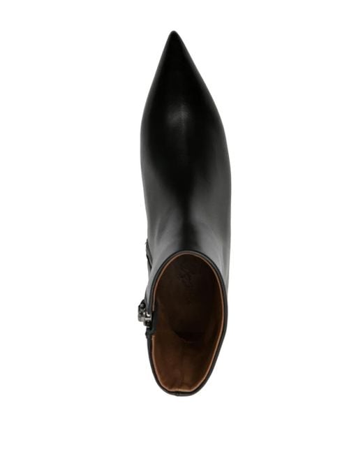 Marsèll Black Ago Leather Ankle Boots