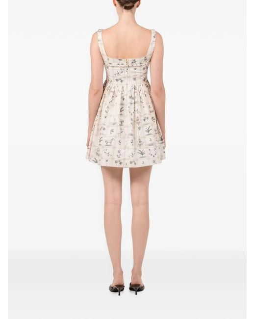 Agua Bendita White Barbara Arena Mini Dress