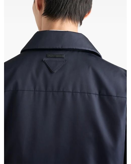 Prada Blue Re-Nylon Blouson Jacket for men