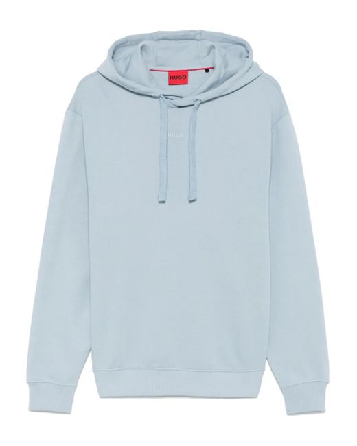 Felpa Dapo Con Cappuccio di HUGO in Blue da Uomo