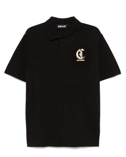 メンズ Just Cavalli ポロシャツ Black