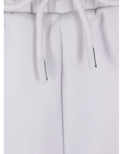 Adidas By Stella McCartney Gray Logo-Detail Drawstring Track Pants