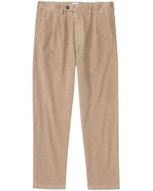Closed Natural Bergen Tapered Trousers for men