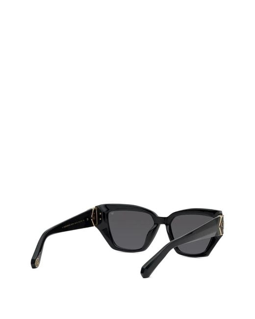 Philipp Plein Gray Plein Brave Logo-Detail Sunglasses