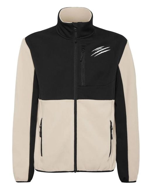 Philipp Plein Black Pile Nylon Zip Anorak for men