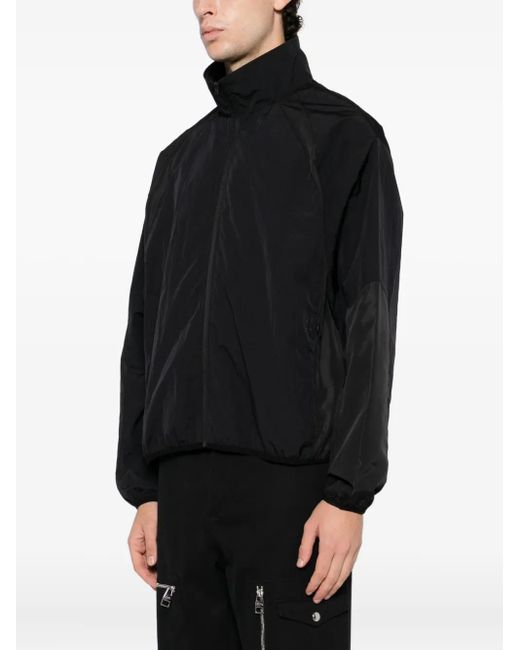 Izzue Black Logo Appliqué Jacket for men