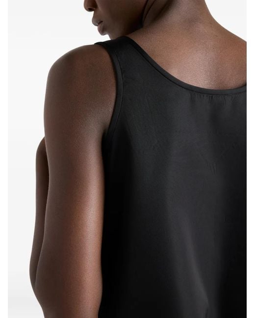 Prada Re-Nylon Mini-Jurk in het Black