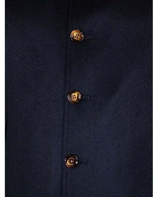 KIRED Blue Cashmere Bomber Jacket for men