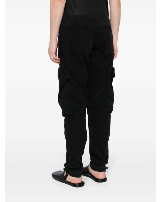 Pantalones ajustados de talle medio Greg Lauren de hombre de color Black