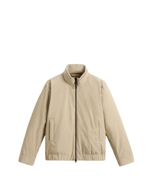 Woolrich Natural Cloud Lewis Bomber Jacket for men