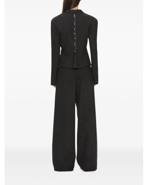 Christopher Esber Black Palmas Blazer
