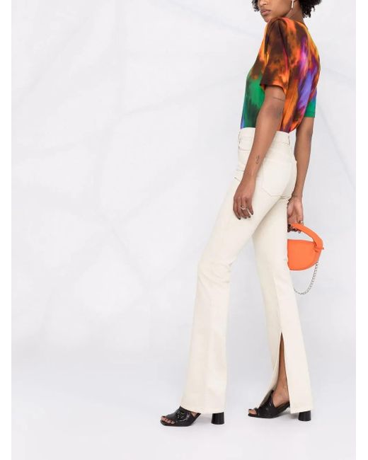 Philipp Plein Flared Jeans in het Multicolor