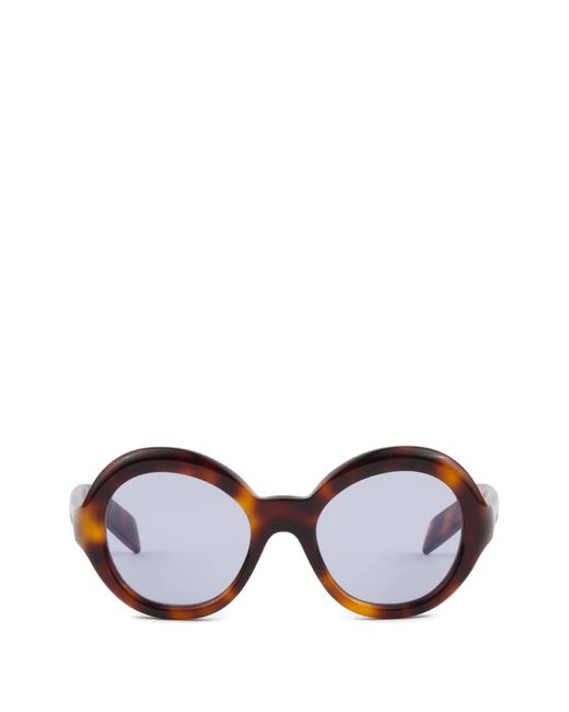 Prada Brown Eyewear Collection Sunglasses