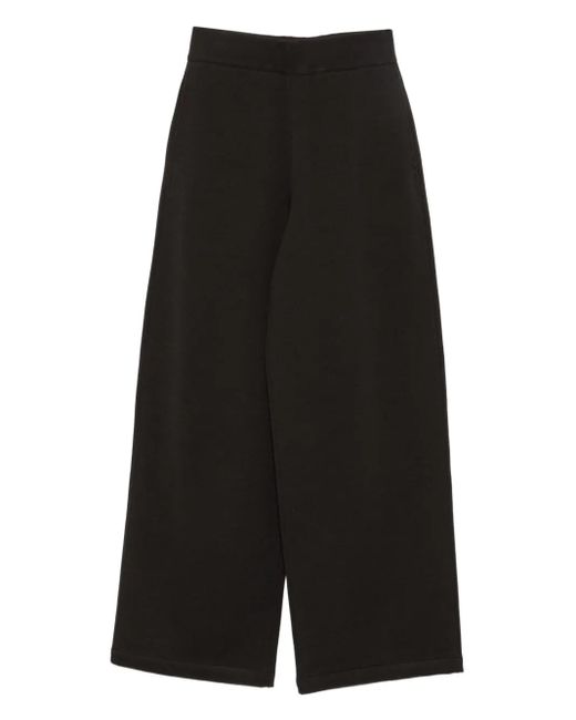 Pantaloni Ampi A Vita Alta di Lemaire in Black