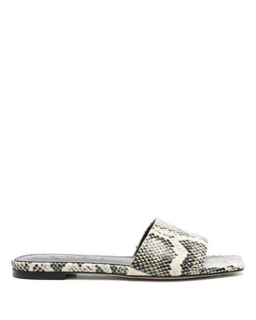 Aeyde White Anna Flats