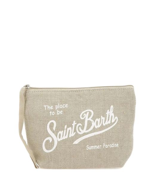 Mc2 Saint Barth White Aline Clutch Bag