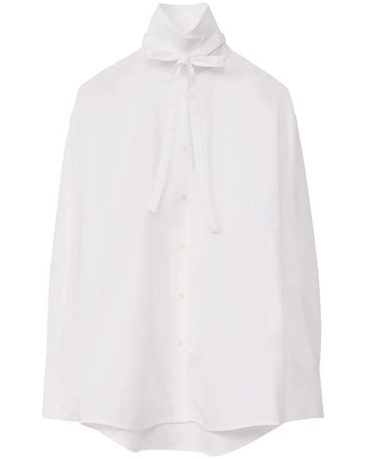 Fabiana Filippi White Poplin Shirt