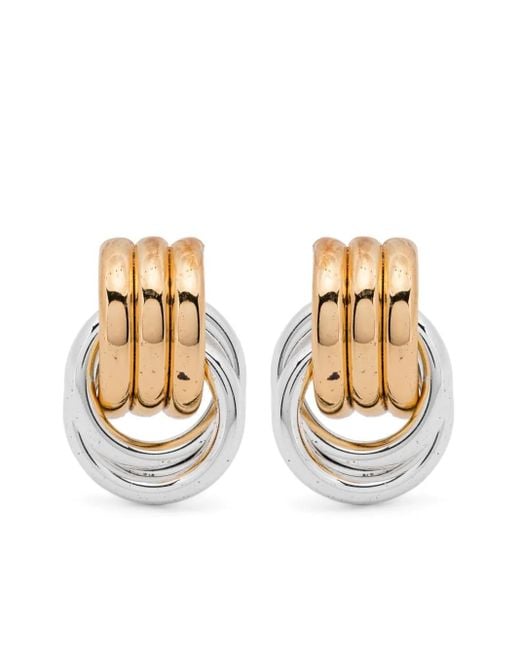 Boucles D'Oreilles Double Knot Heaven Mayhem en coloris Metallic