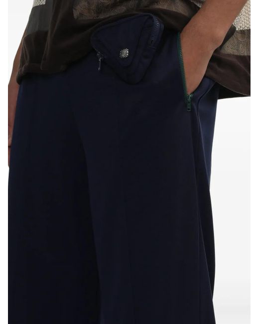 Toga Blue Wide-Leg Sweatpants for men