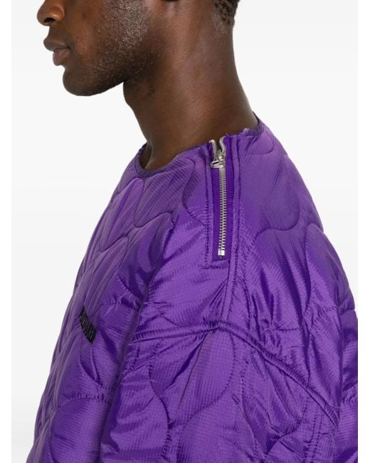 Plumífero con cremallera Oamc Peacemaker de hombre de color Purple