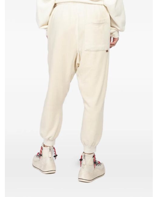 Freecity White Logo-Print Track Pants