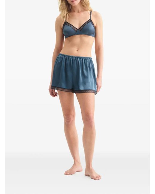 Eres Blue Destin Wireless Triangle Bra