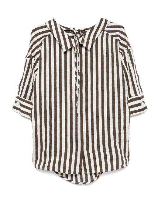 Seventy ストライプ シャツ White
