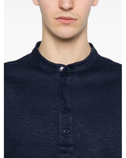Camiseta Con Botones Moncler de hombre de color Blue