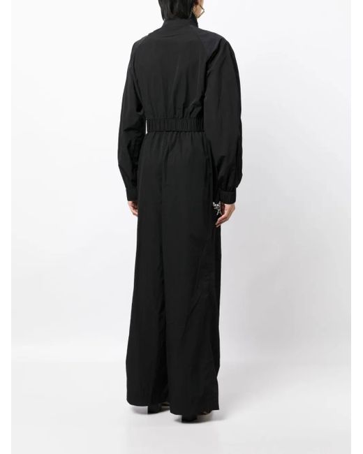 Area Black Crystal-embellished Zip-up Jacket