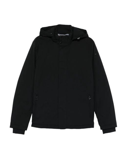 Geox Black Aurelio Hooded Jacket for men