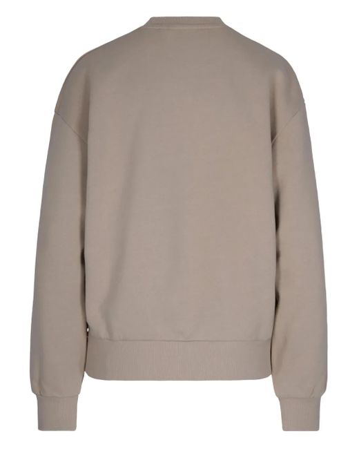 Carhartt Brown Embroidered-Logo Cotton Sweatshirt