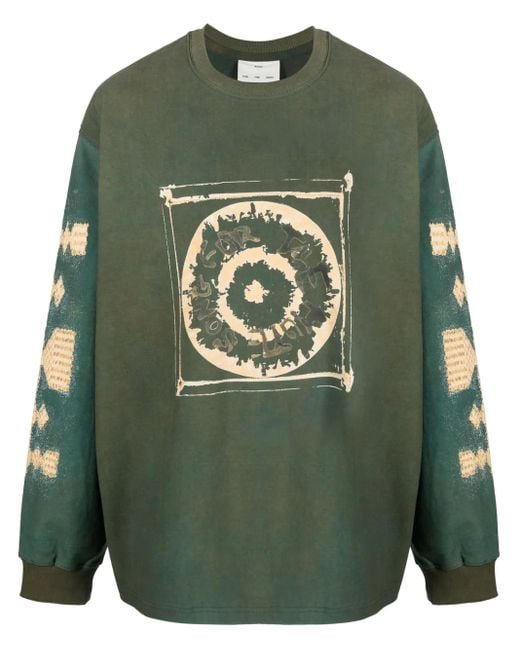 Sweat À Logo Imprimé Song For The Mute pour homme en coloris Green