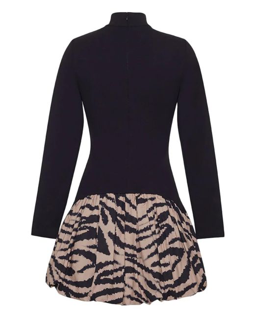 Cara Cara Mini-Jurk Met Dierenprint in het Blue