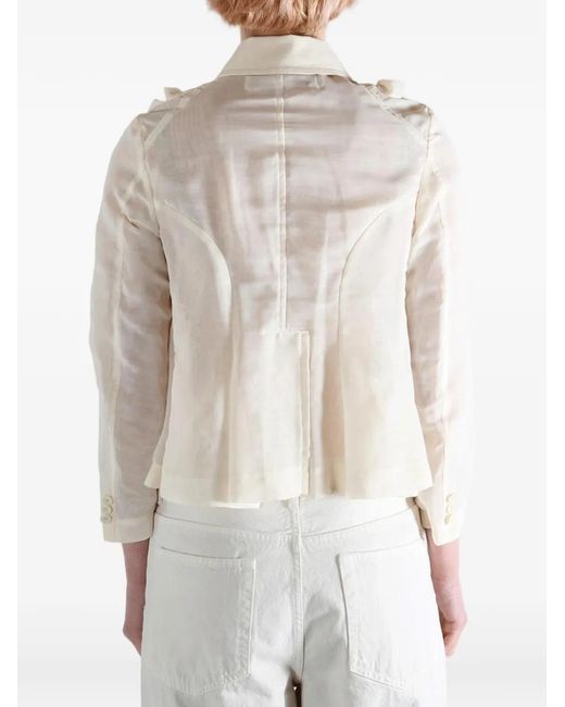 Comme des Garçons Natural Ruffled Flower Jacket