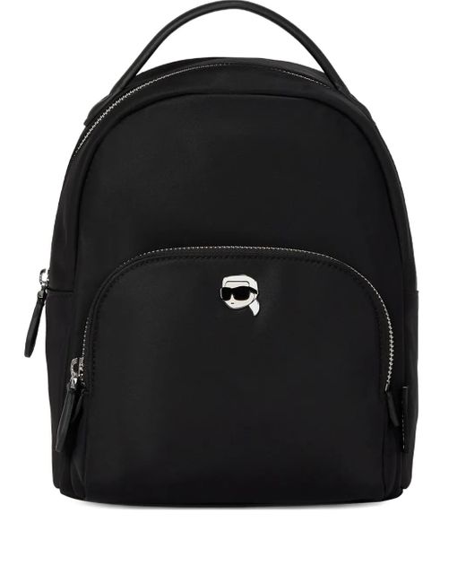 Karl Lagerfeld Black Ikon Backpack