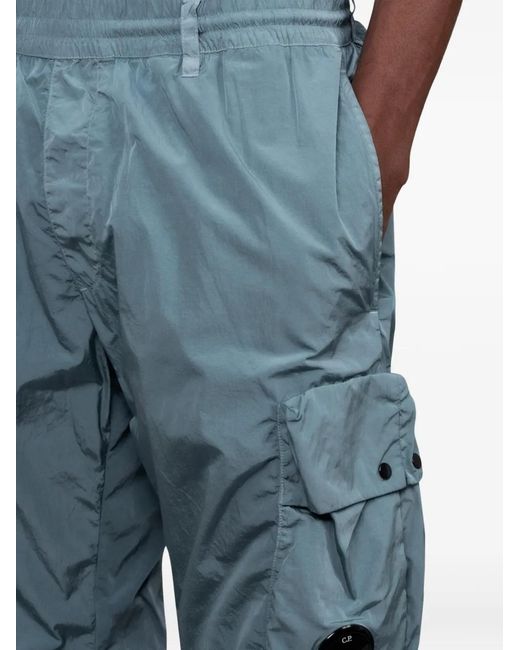 C.P. Company Chrome-R Regular Cargo Lens Pants in Blue for Men | Lyst