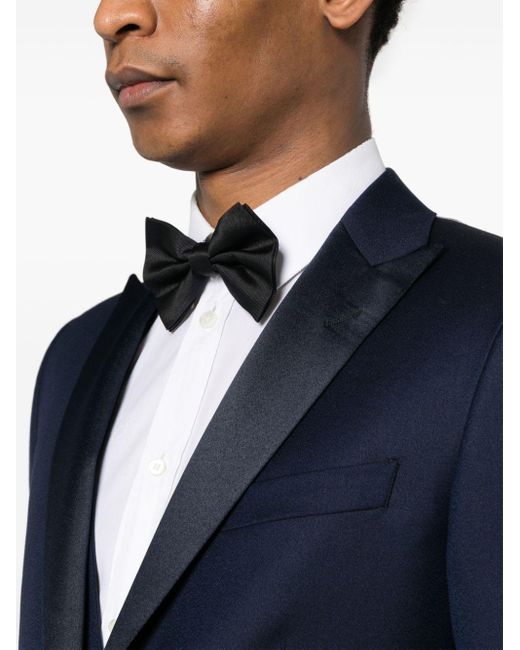 Corneliani Blue Dart Detail Suit for men