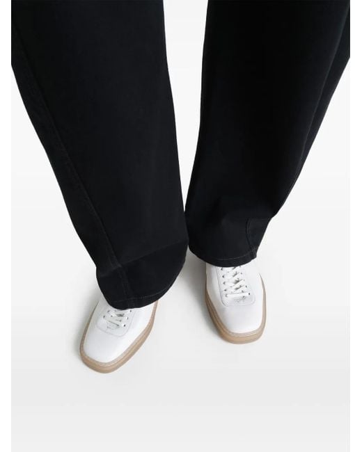 Lemaire White Linoleum Trainers