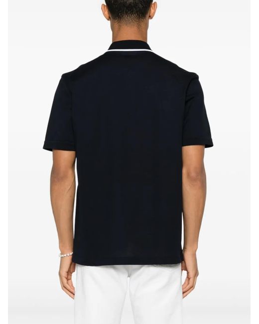 Ferragamo Black Polo Shirts for men
