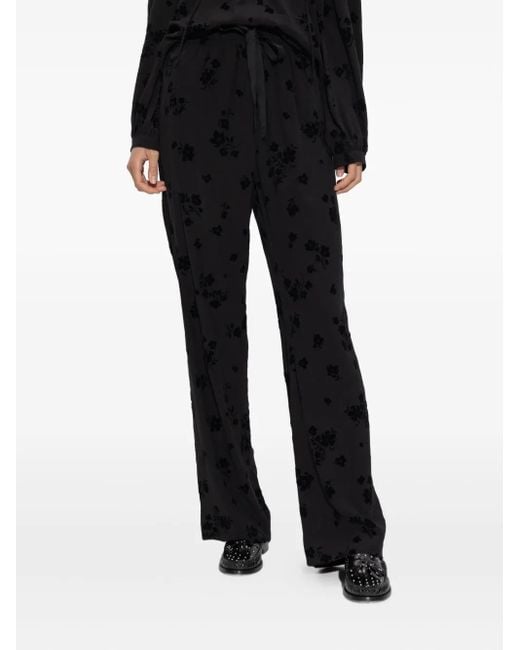 Zadig & Voltaire Black Drawstring Trousers