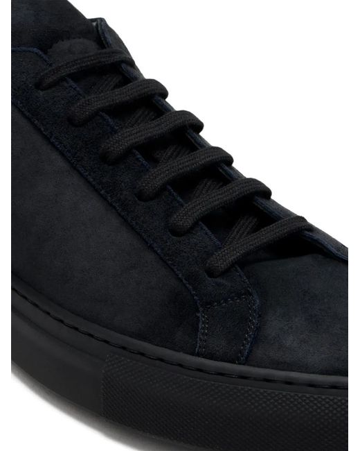 Common Projects Blue Trainers Achilles Suede for men