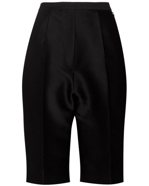 GIA STUDIOS Tailored Kneelength Shorts in Black Lyst