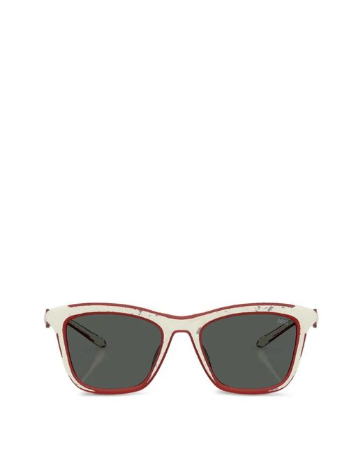DIESEL Gray Square-Frame Sunglasses