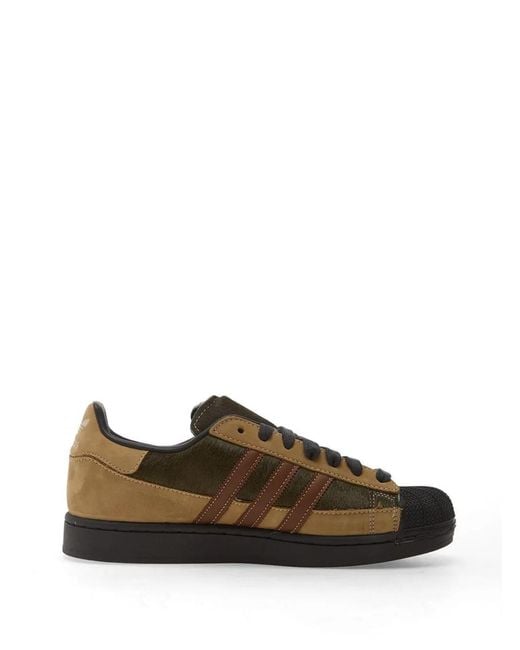 Adidas Brown Superstar Ii Mg Sneakers