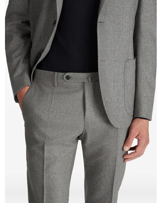 Incotex Flanellen Broek in het Gray voor heren