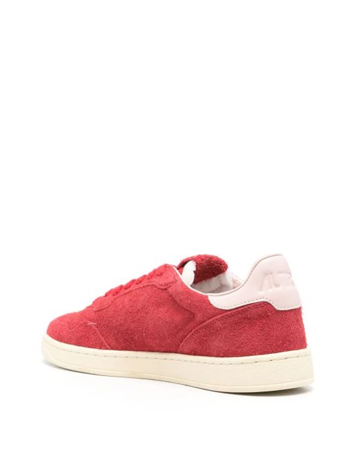 Autry Pink Flat Low Shoes for men